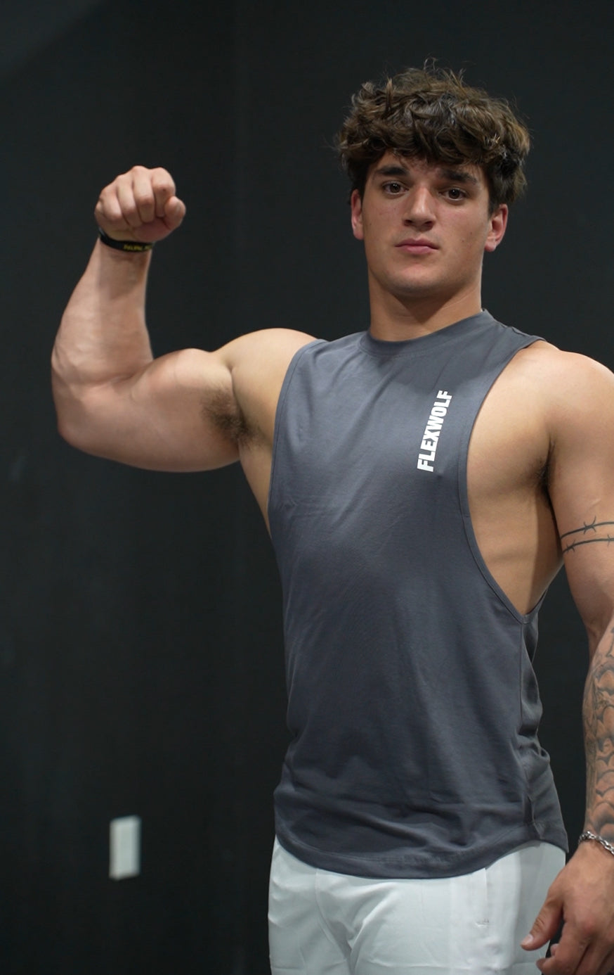 Flex Arm Tank (Beige-White-Grey) Combo