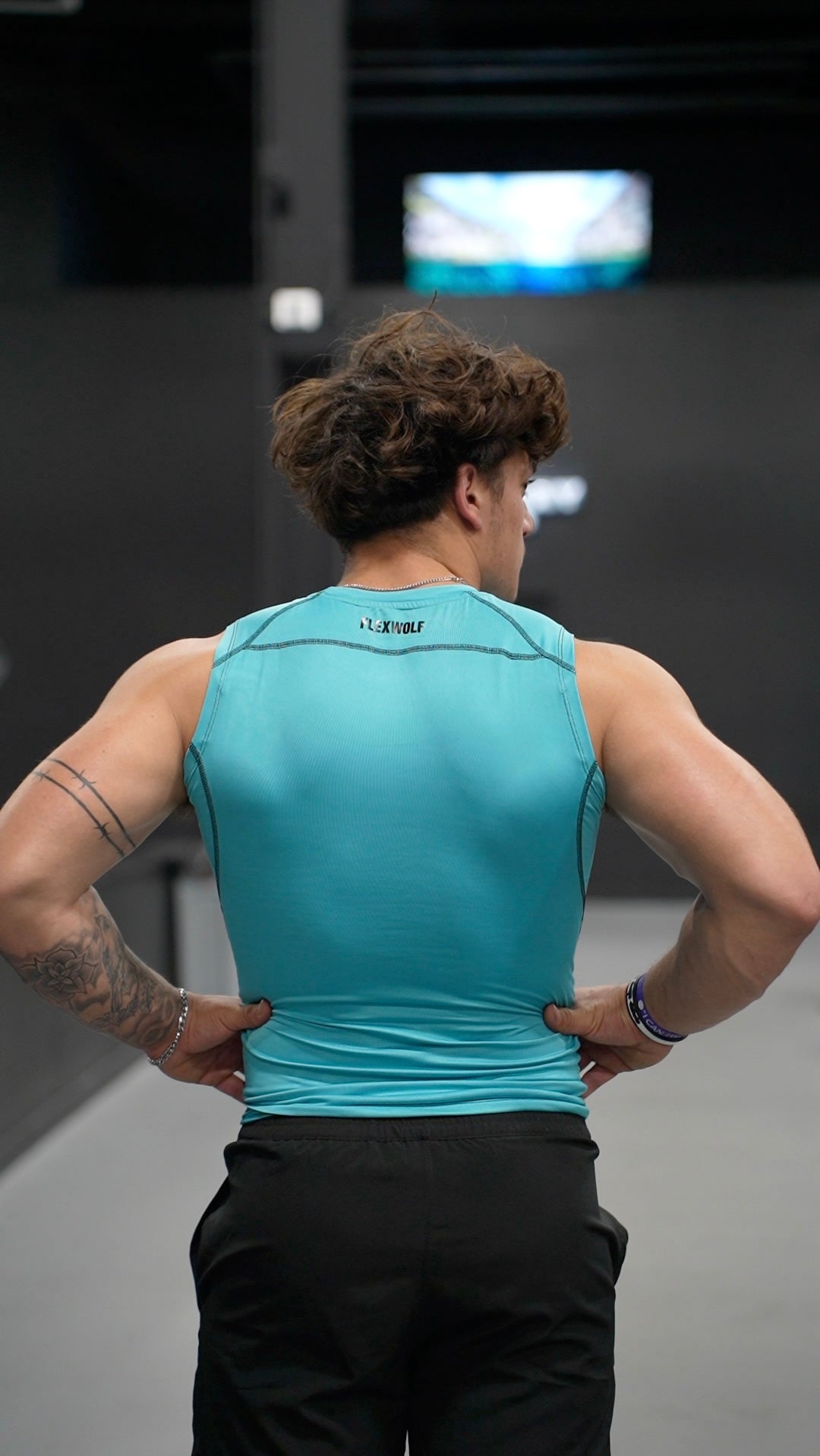 Alpha Compression Tank (Neon-Olive-Sky) Combo