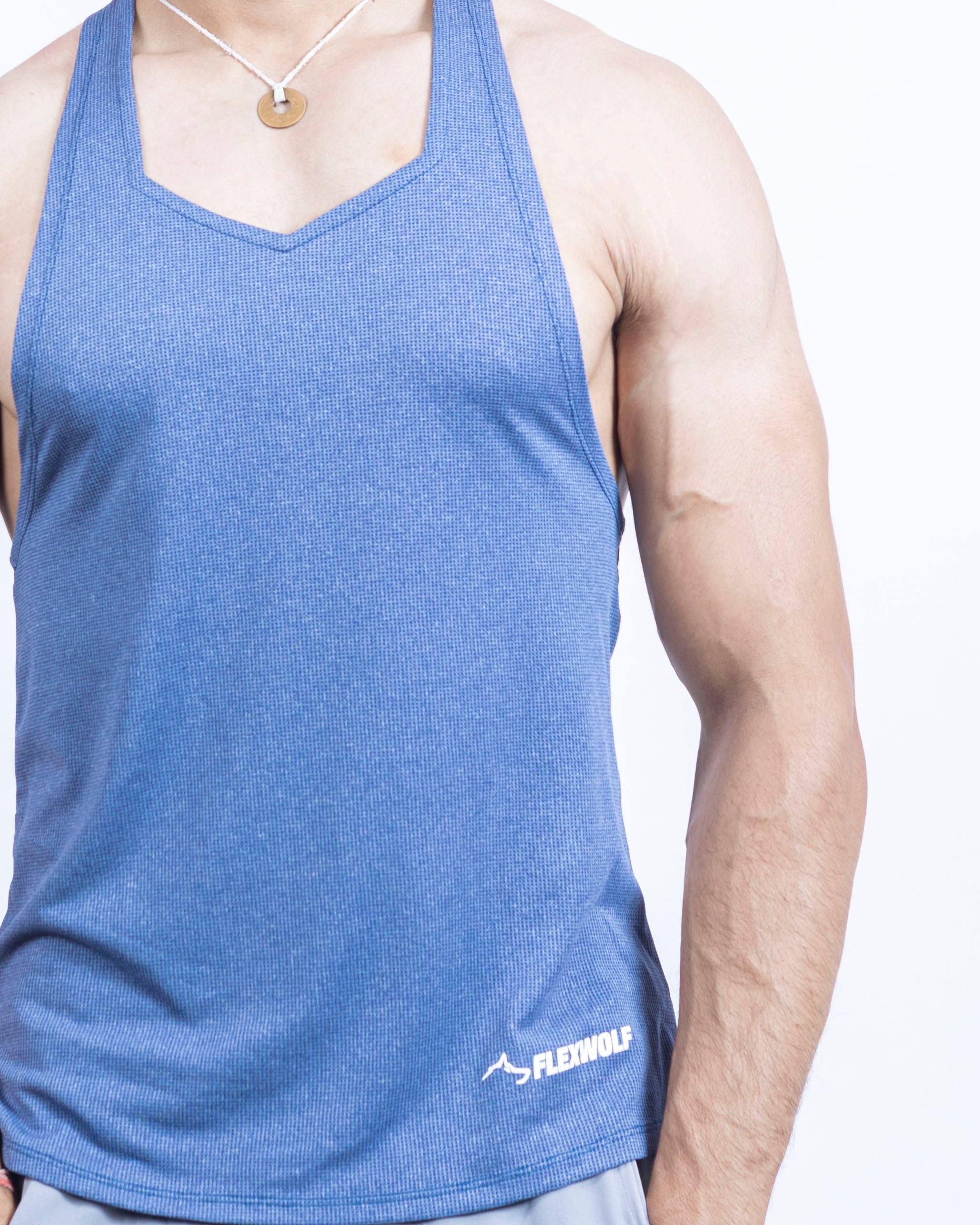 Y-Back Vest Light Blue