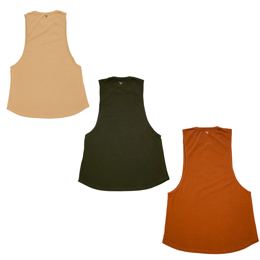 Flex Arm Tank (Beige-Olive-Rust) Combo