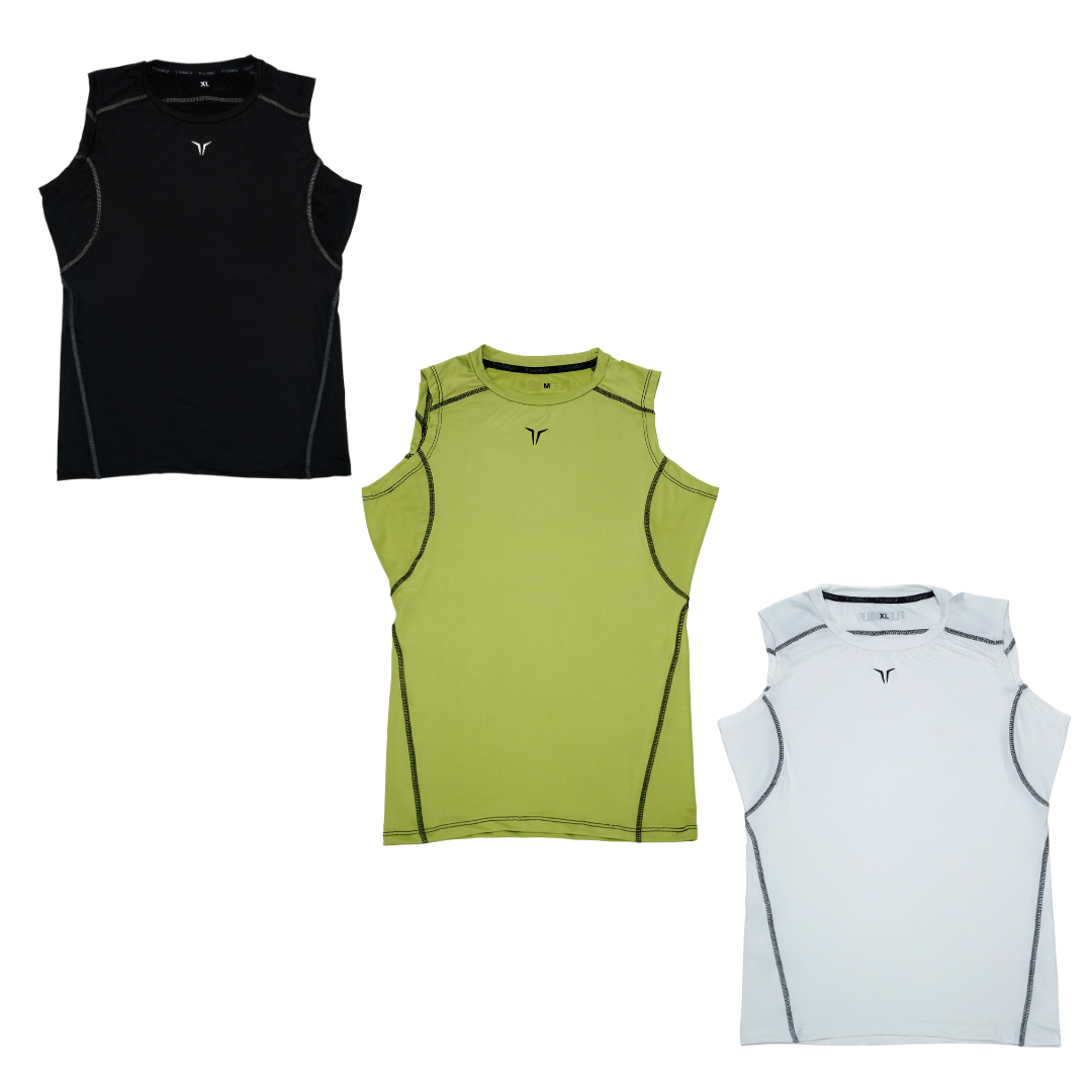 Alpha Compression Tank (Black-Neon-White) Combo