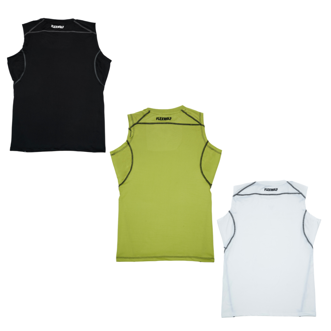 Alpha Compression Tank (Black-Neon-White) Combo