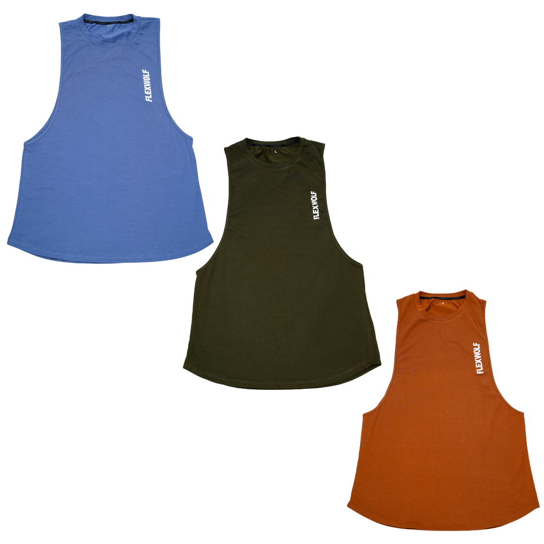 Flex Arm Tank (Space Blue-Olive-Rust) Combo