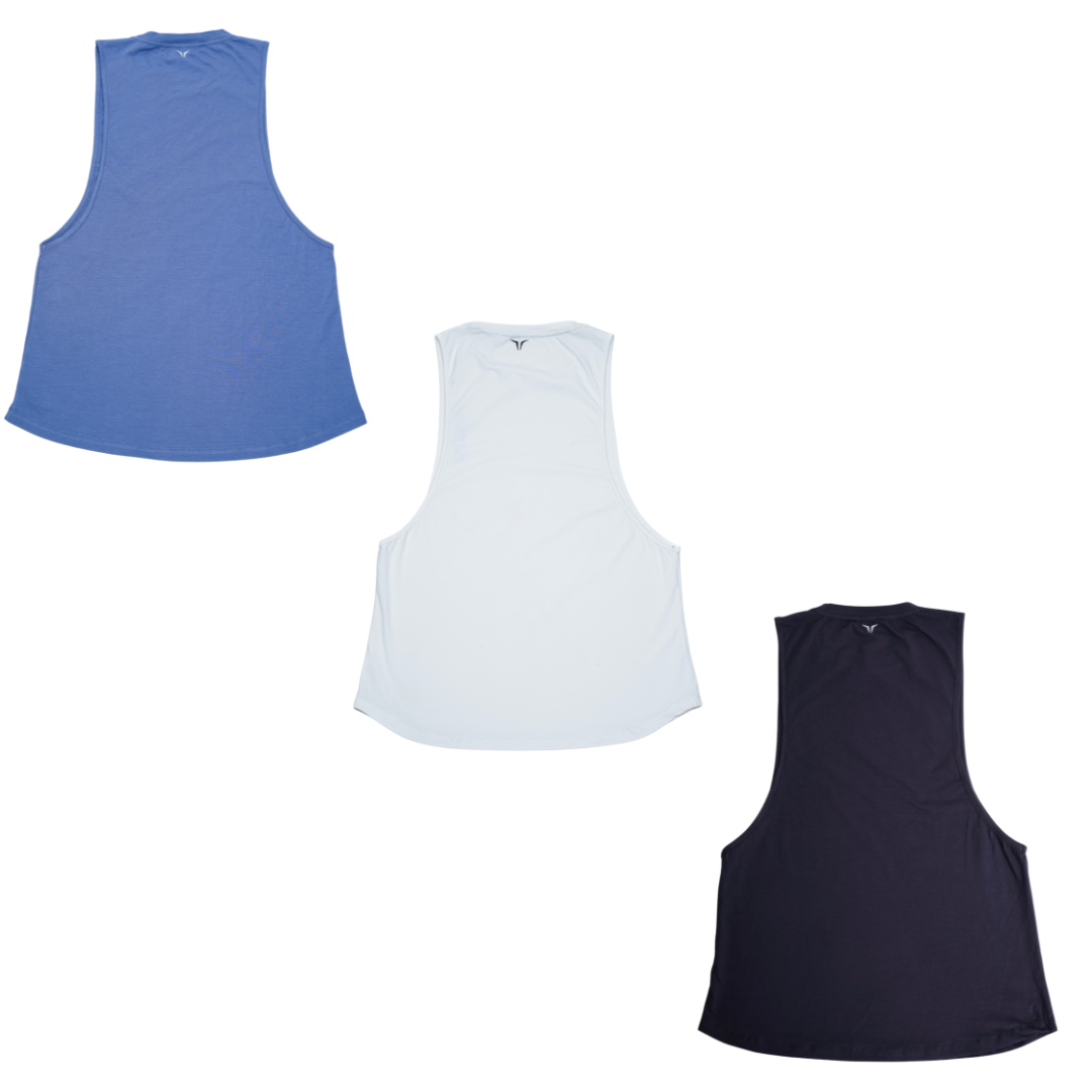 Flex Arm Tank (Space Blue-White-Grey) Combo