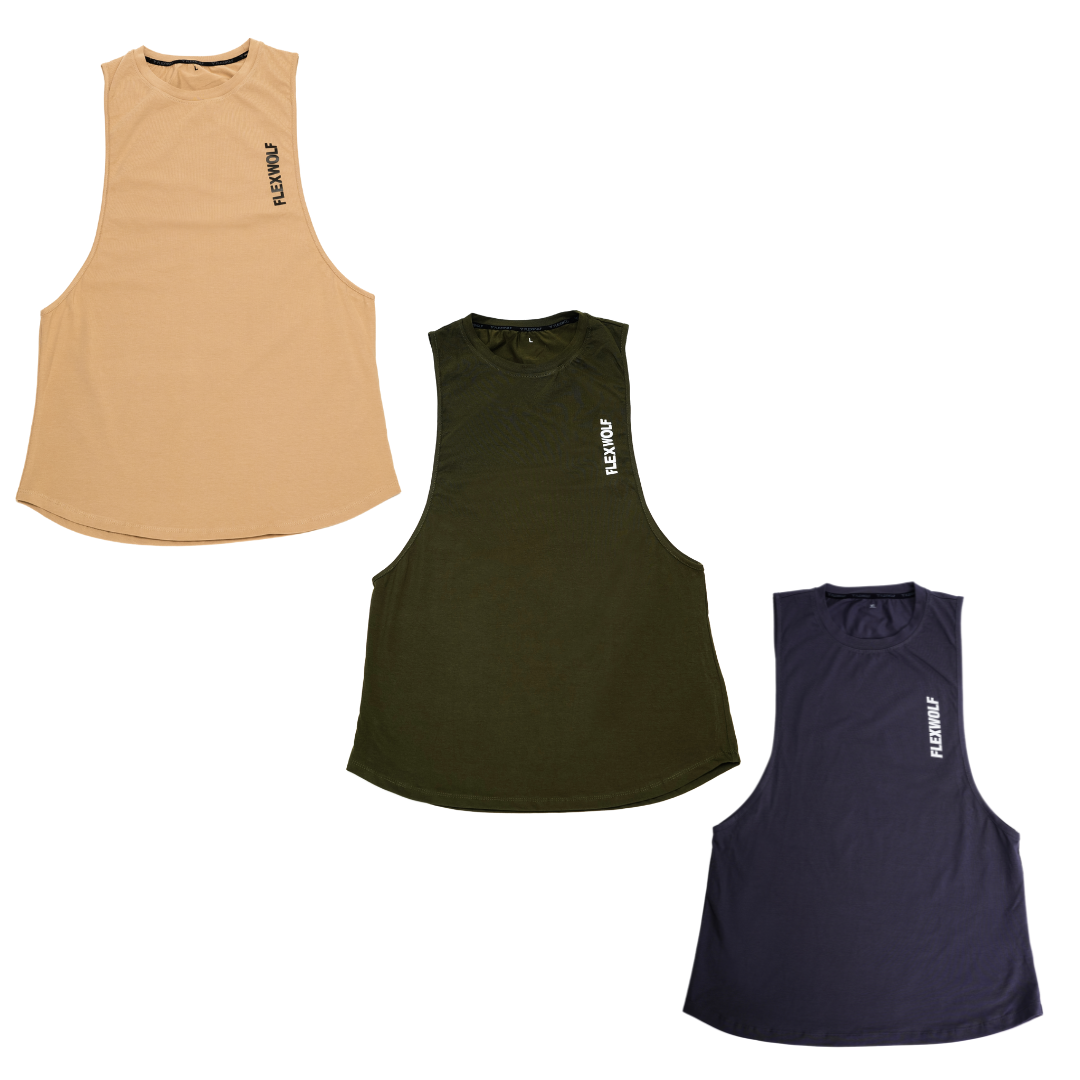 Flex Arm Tank (Beige-Olive-Grey) Combo