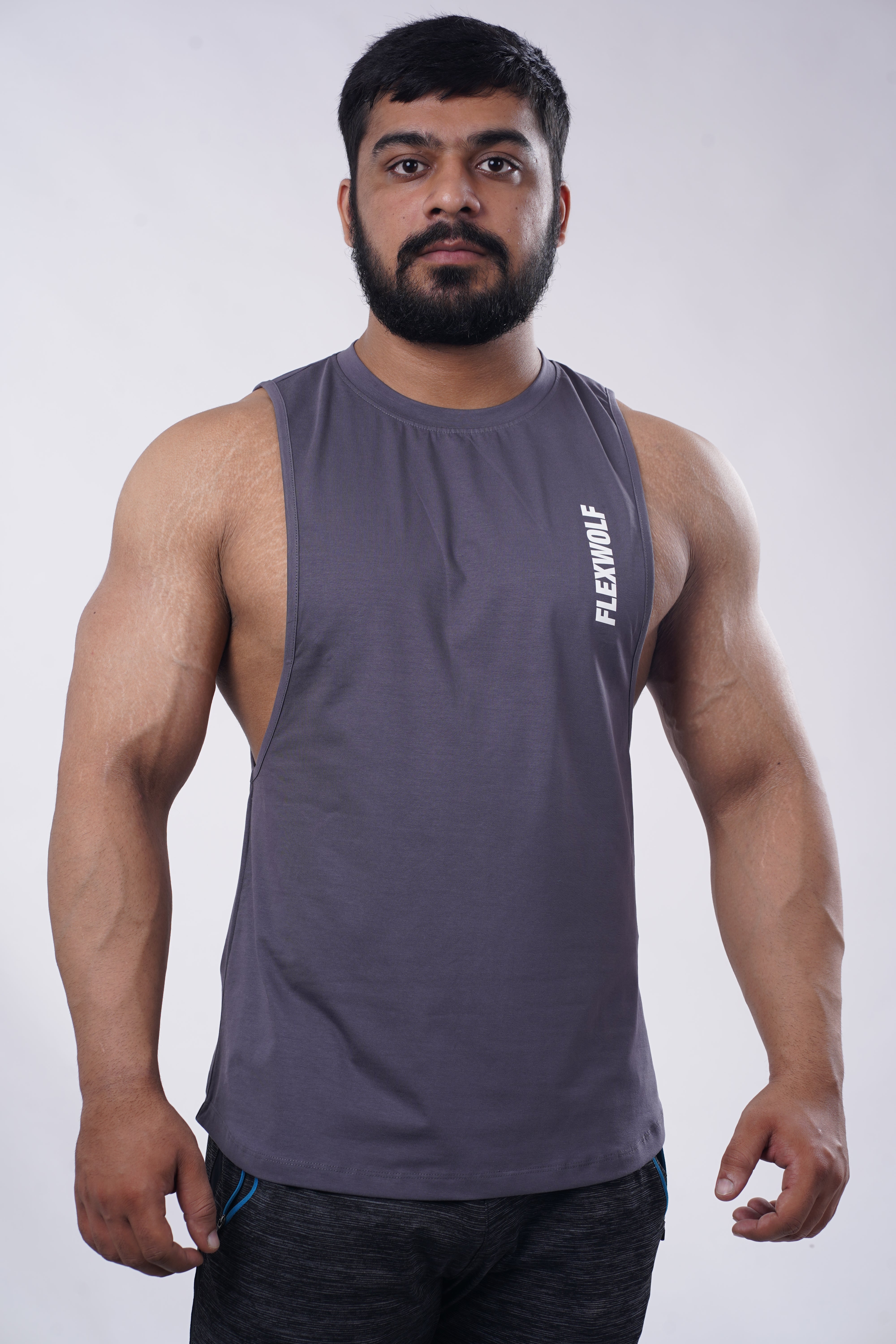 Flex Arm Tank (Beige-White-Grey) Combo