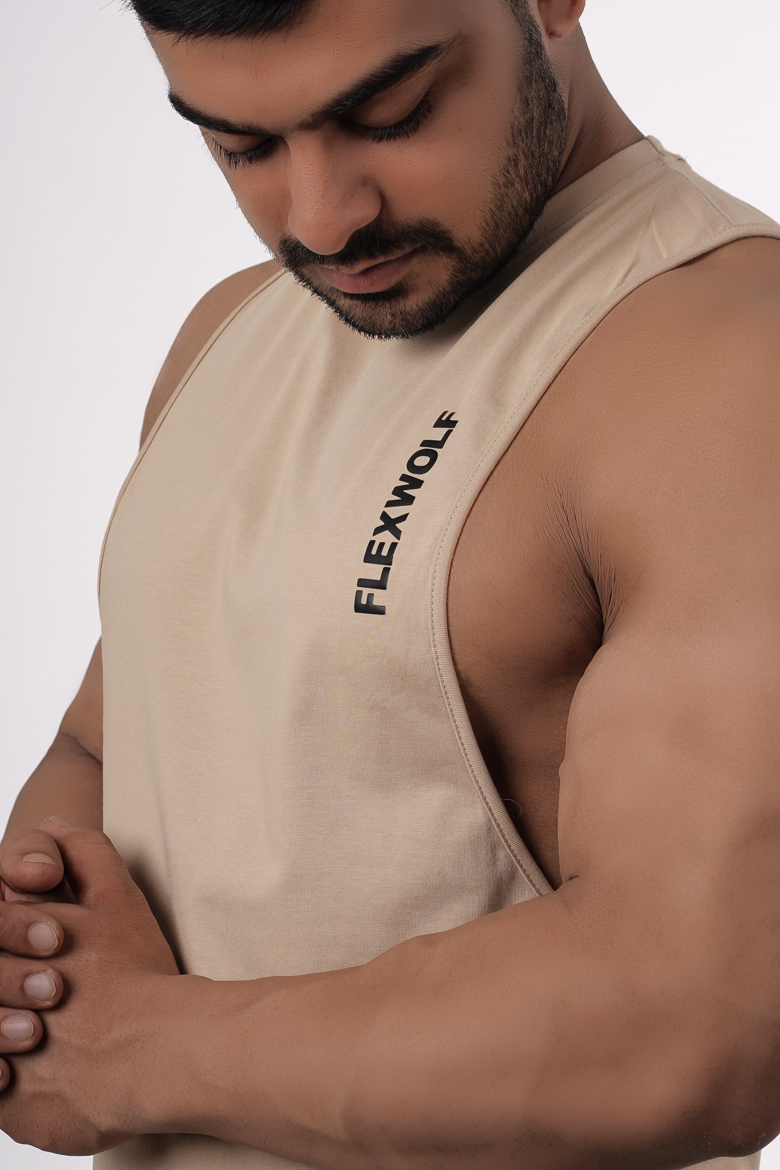 Flex Arm Tank (Salmon-Beige-Space Blue) Combo