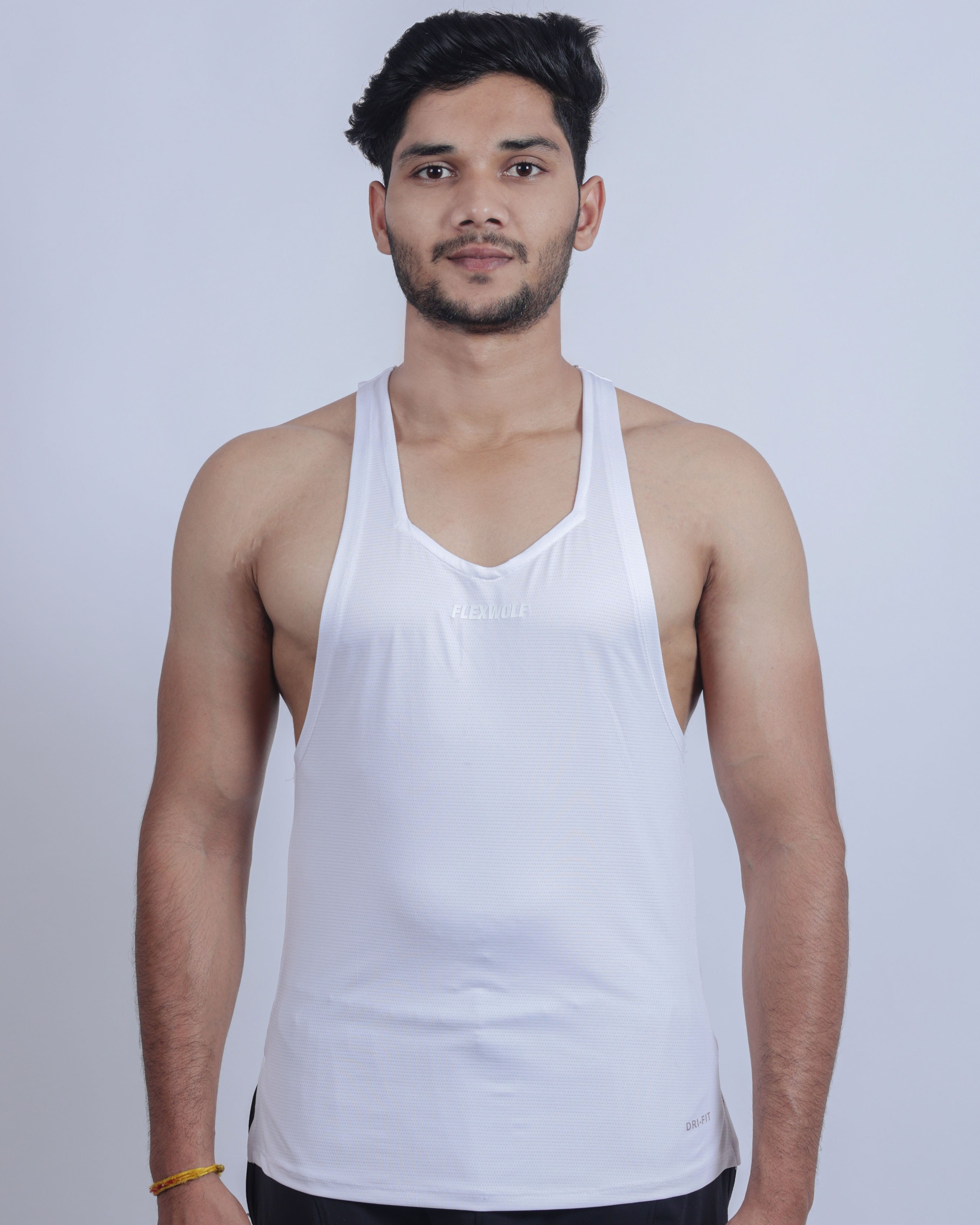 Y-Back Vest White