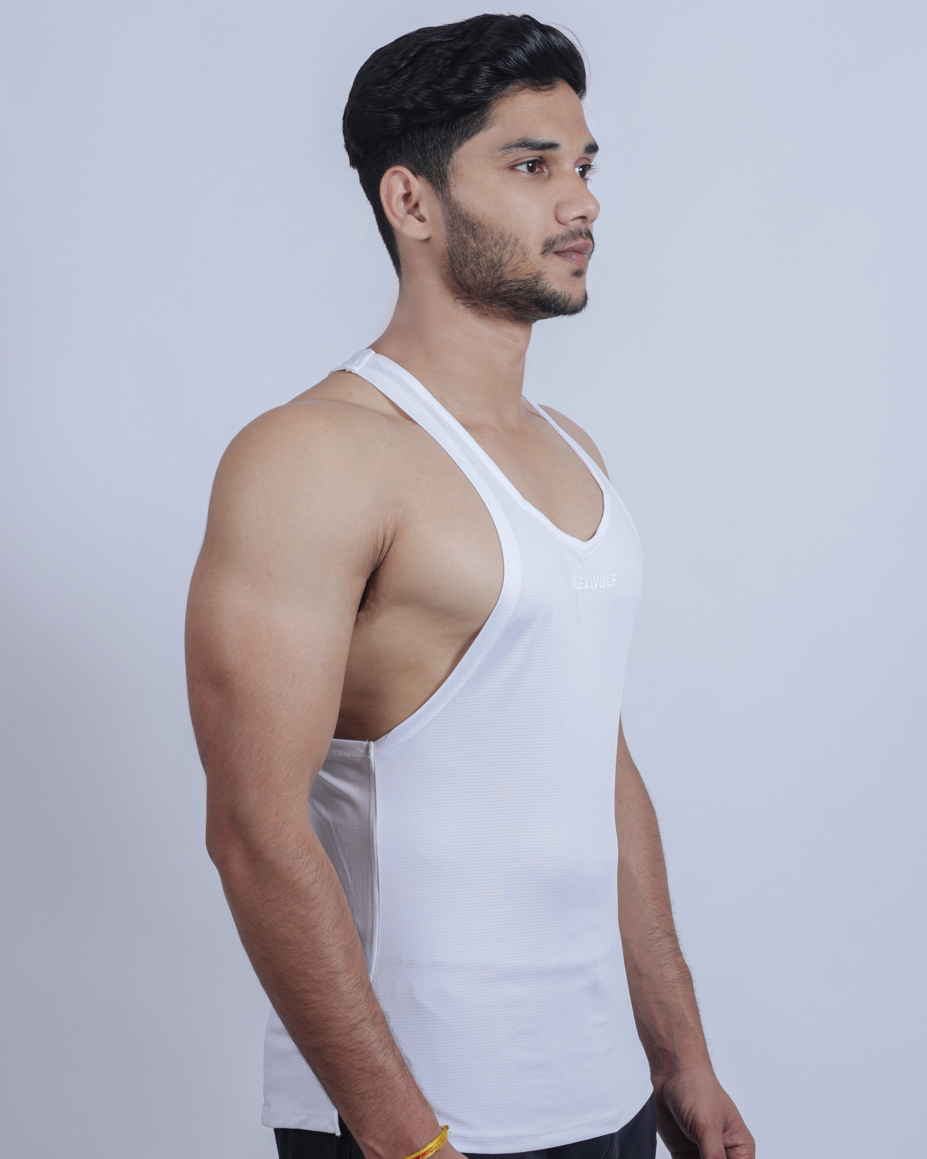 Y-Back Vest White