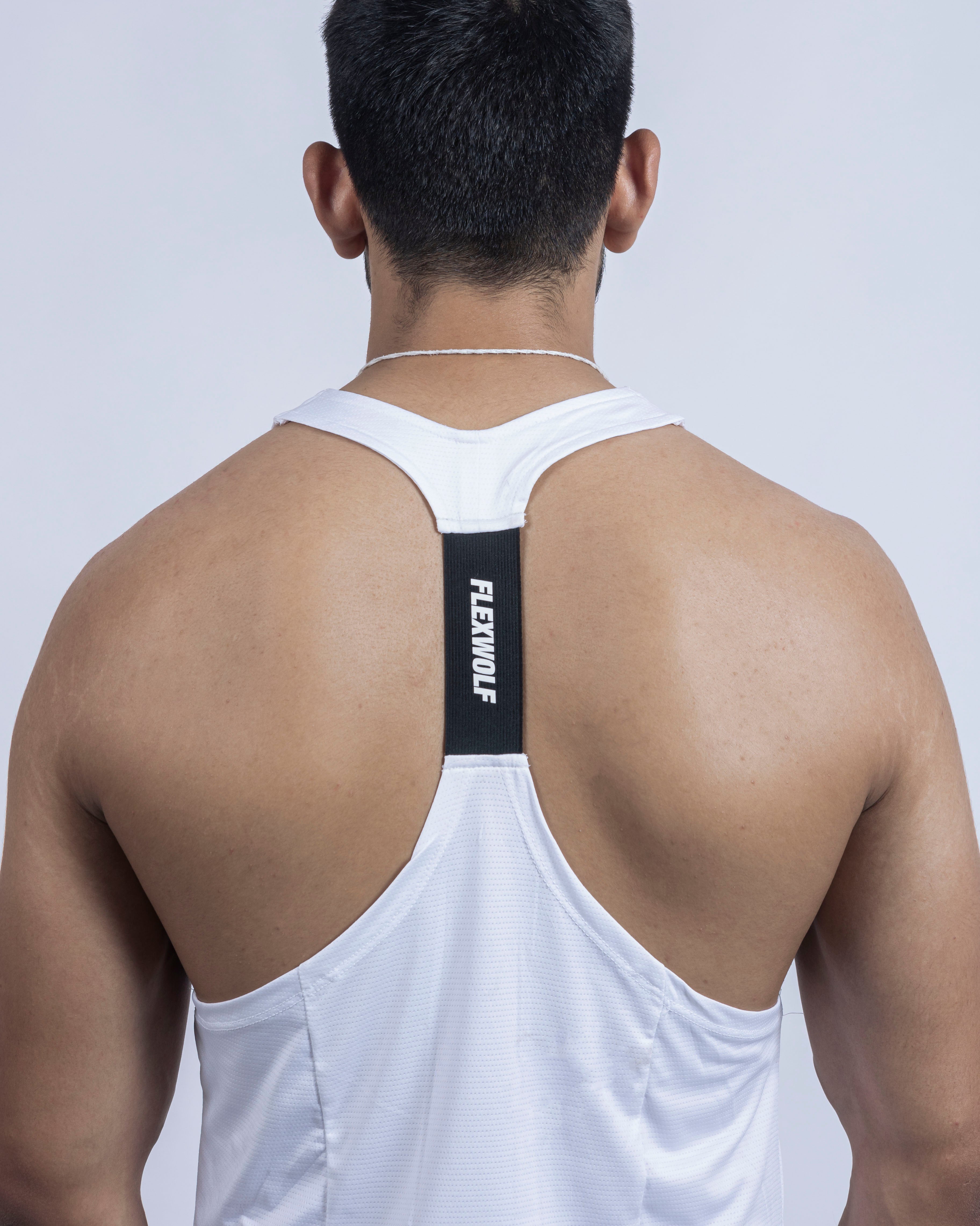 Y-Back Vest White