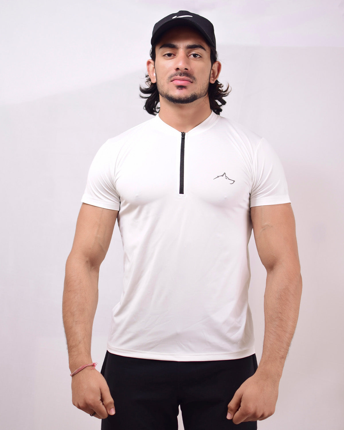 Short Sleeve Zip T-Shirt