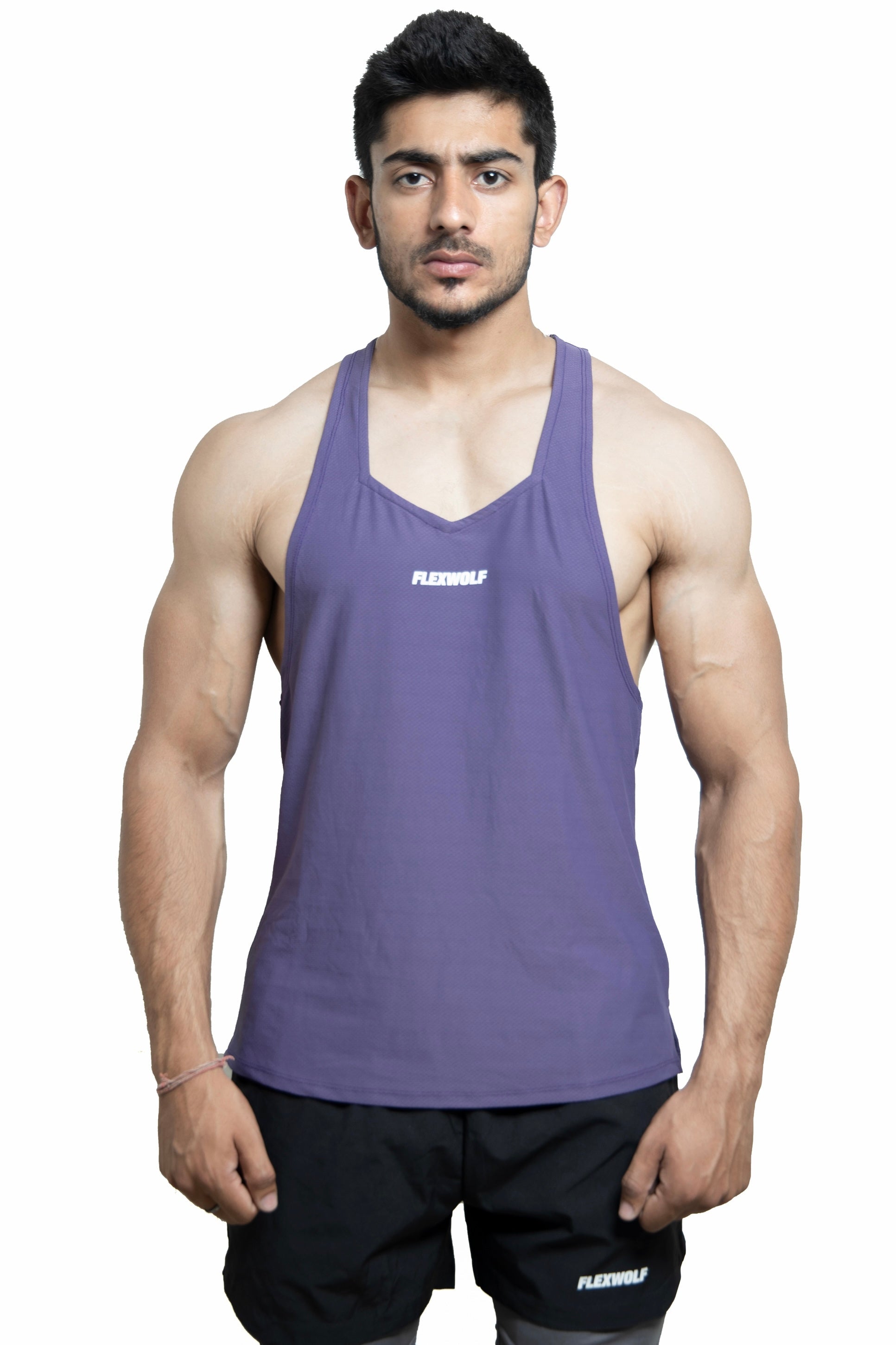 Back- Y Vest Purple