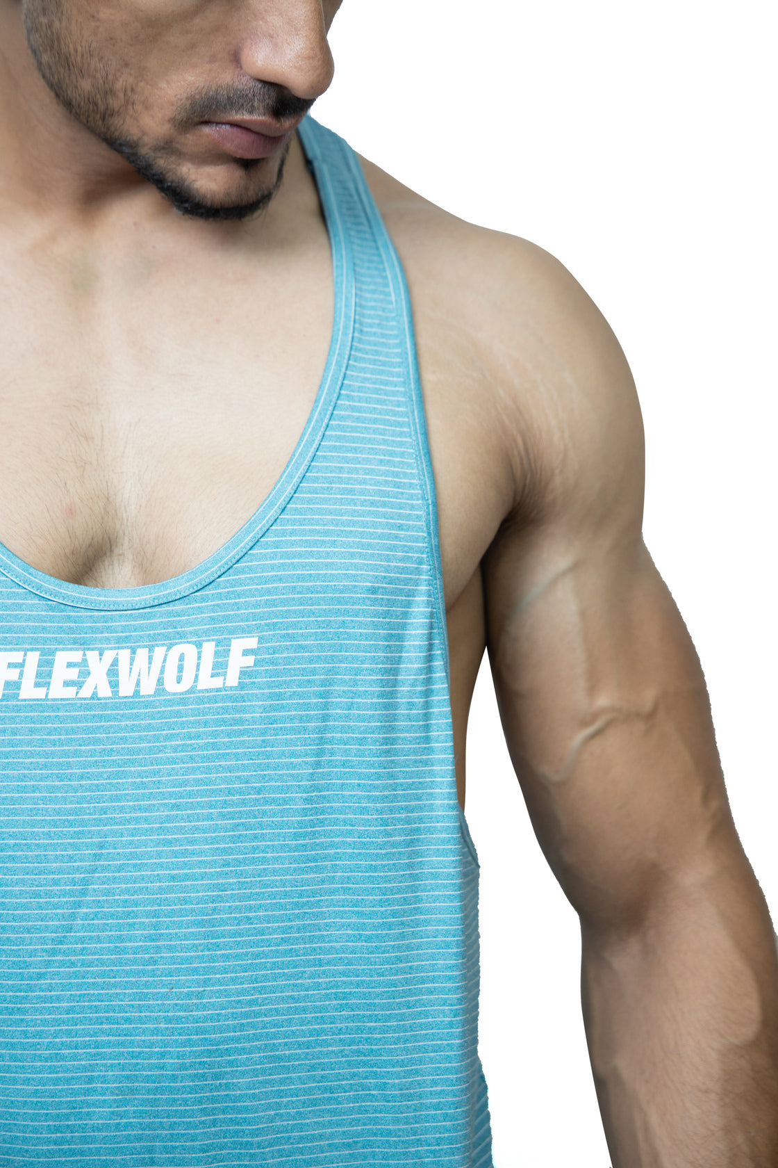 COMBO - Y-Back Black And Sky-Blue Flex Stringer