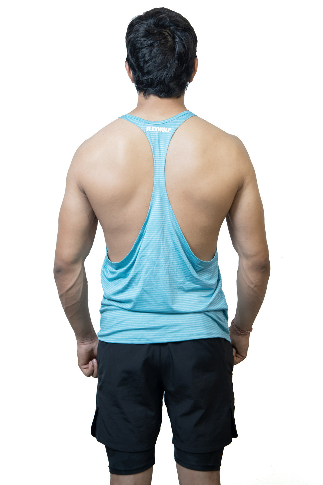 COMBO - Y-Back Black And Sky-Blue Flex Stringer